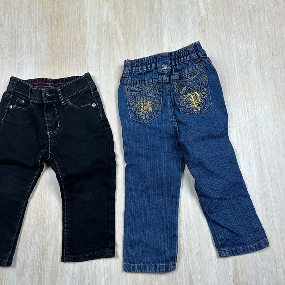 7 Piece Bundle Lot 12-18M Girls 18M Toddler Spongebob Jeans Dress Top Clothes - Picture 11 of 14